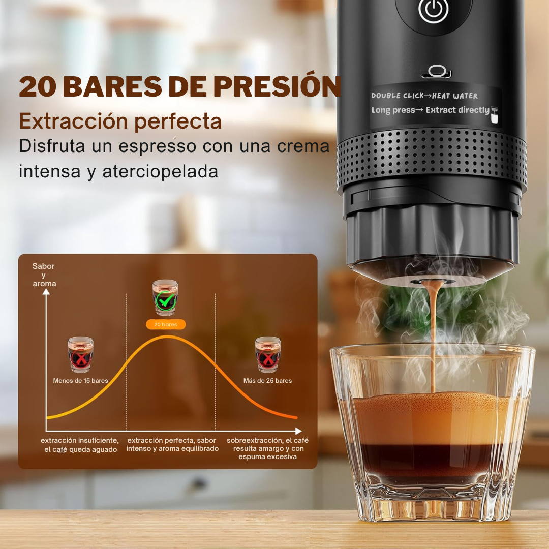 Cafetera Eléctrica Portátil 3 en 1